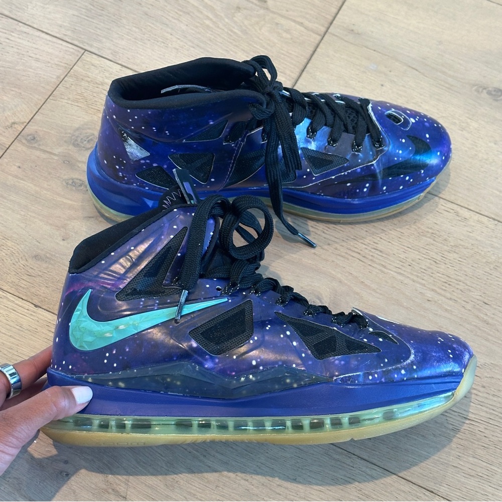 Nike LeBron James Galaxy High Top Basketball Sneakers